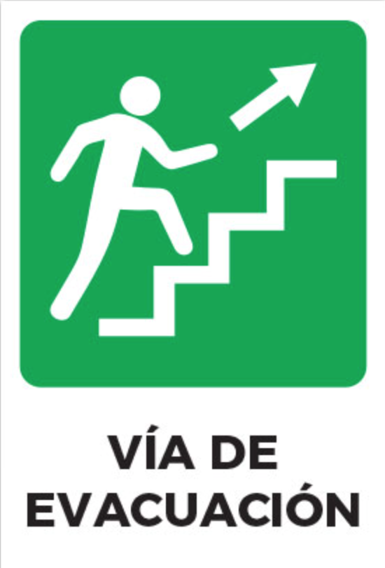 Vía de Evacuación Escalera Derecha B