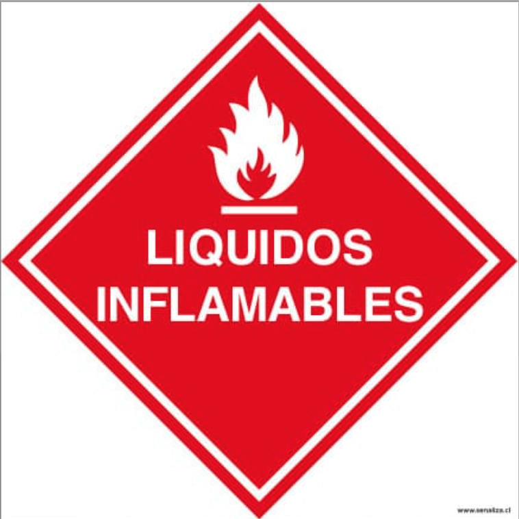 Liquidos Inflamables – Cuadrado