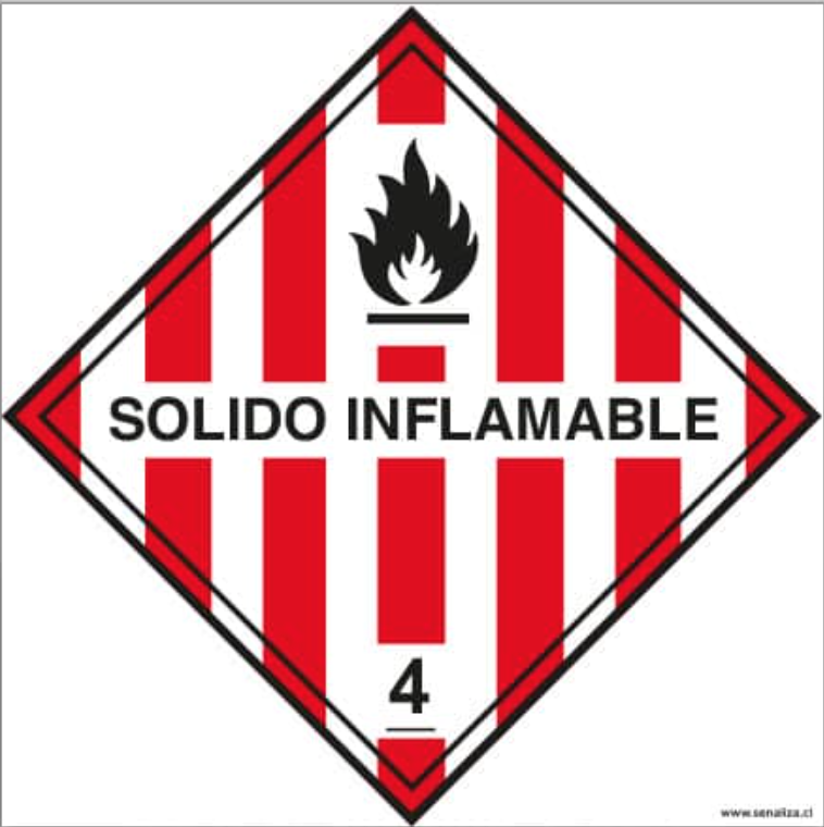 Solido Inflamable 4 – Cuadrado