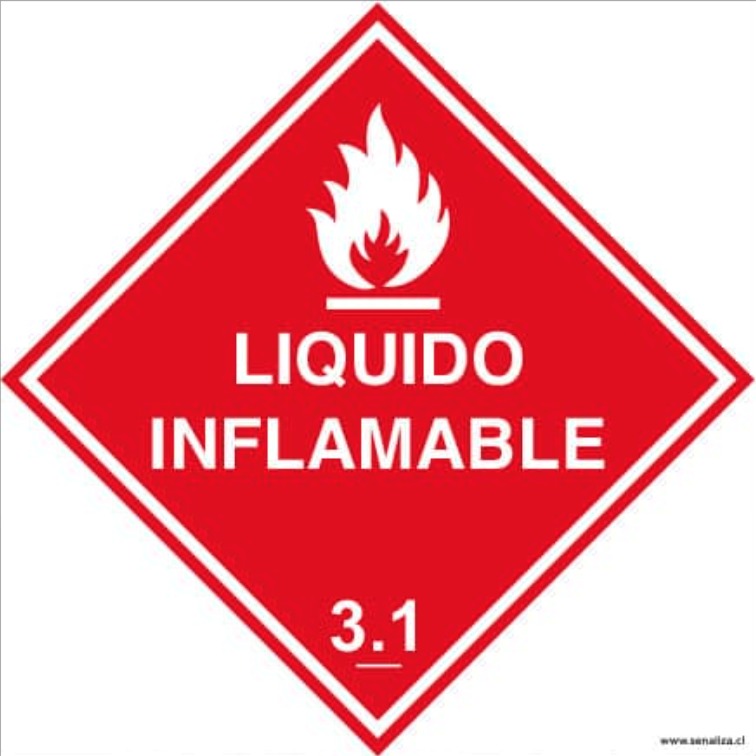 Liquido Inflamable 3.1 – Cuadrado