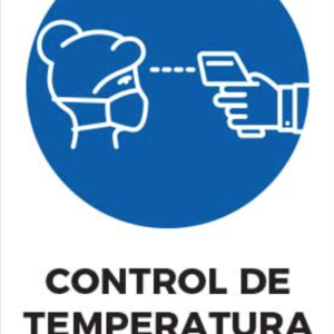 Control de temperatura obligatorio